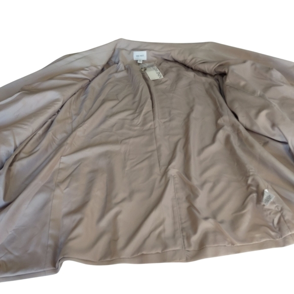 Nine West Blazer Women's Beige Double Breasted Plus Size Blazer Jacket Sz 4X NWT - Picture 5 of 8